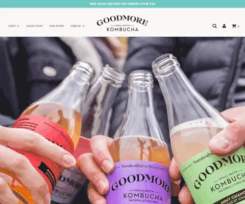 Goodmorekombucha.ca(Goodmore Kombucha) Screenshot