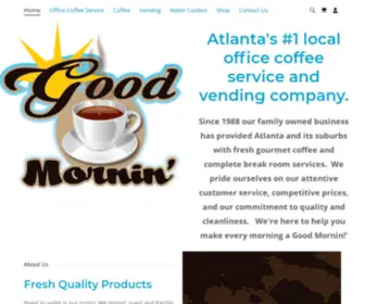 Goodmornincoffeeservice.com(Good Mornin' Coffee and Vending Service LLC) Screenshot