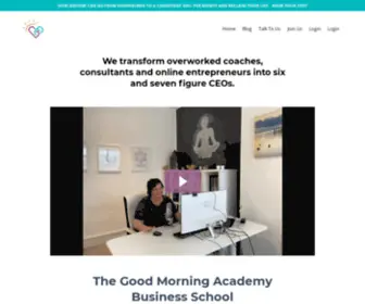 Goodmorningacademy.com(Good Morning Academy with Marta Janas) Screenshot