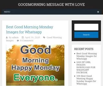 Goodmorningmessagewithlove.com(Goodmorning Message With Love) Screenshot