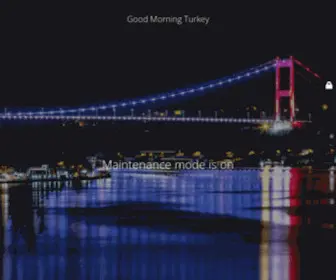Goodmorningturkey.com(Good Morning Turkey Daily News About Turkey in English Turkish German Russian) Screenshot
