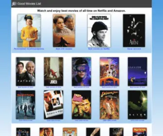 Goodmovieslist.com(Good Movies List) Screenshot