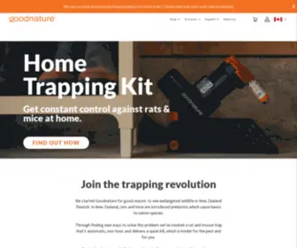 Goodnature.ca(Goodnature Canada distributes the amazing A24 rat and mouse trap. A pest device) Screenshot