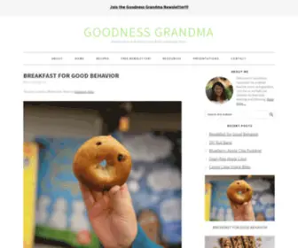 Goodnessgrandma.com(Healthy Paths to Building Strong Brains and Happy Hearts) Screenshot