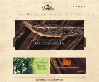 Goodnessvanilla.com(Natural Premium Vanilla Bean Products) Screenshot