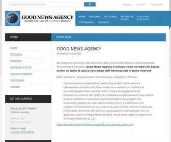 Goodnewsagency.org(Good News Agency) Screenshot