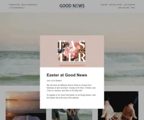 Goodnewschurch.life(Good News Church) Screenshot