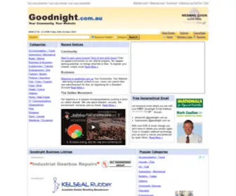 Goodnight.com.au(Goodnight Community Portal) Screenshot