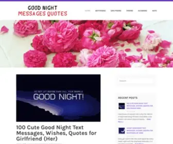 Goodnightmessagesquotes.com(Good Night Messages Quotes) Screenshot