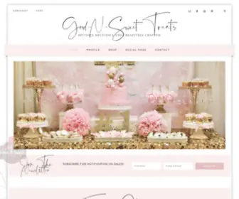 Goodnsweettreats.com(Divinely Delicious and Creatively Crafted) Screenshot