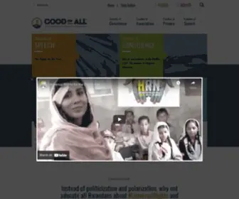 Goodofall.org(Good of All) Screenshot