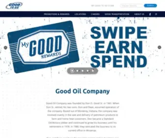 Goodoilcompany.com(Good to GO) Screenshot