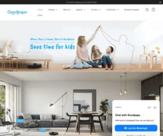 Goodpapa.net(Goodpapa is a practitioner in small household appliances and cleaning) Screenshot