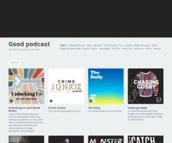 Goodpodcast.net(Good podcast) Screenshot