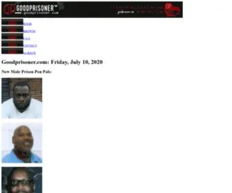 Goodprisoner.com(Prisoner Profiles) Screenshot