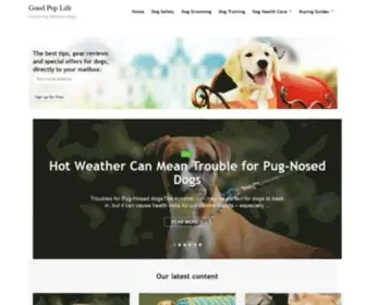 Goodpuplife.com(Everything related to dogs) Screenshot