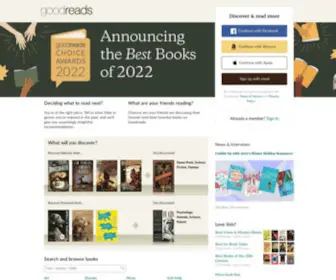Goodreads.com(Meet your next favorite book) Screenshot