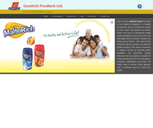 Goodrichworld.net(Goodrich Foodtech Ltd) Screenshot