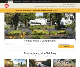Goodsamcamping.com(RV Parks & Campground Directory) Screenshot