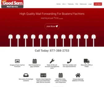 Goodsammailservice.com(RV Mail Forwarding $9 a Month) Screenshot