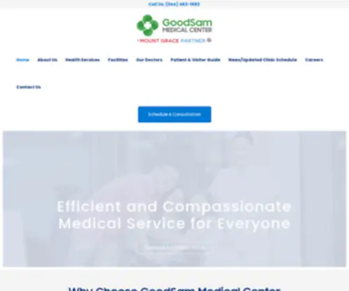 Goodsammed.com.ph(GoodSam Hospital) Screenshot