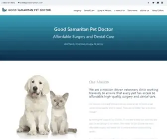 Goodsampetdoc.com(Good Samaritan Pet Doctor) Screenshot