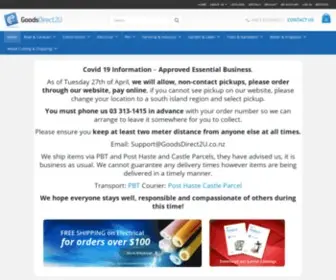 Goodsdirect2U.co.nz(New Zealand) Screenshot