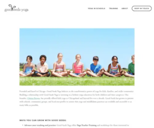 Goodseedsyoga.com(Good Seeds Yoga) Screenshot