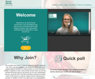 Goodsensecommunity.co.uk(Good Sense Community) Screenshot