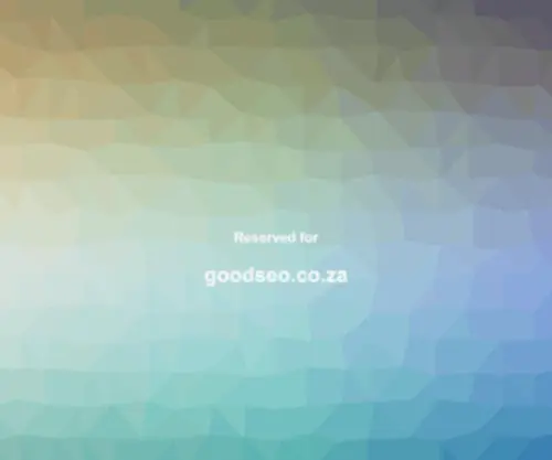 Goodseo.co.za(Search Engine Optimisation) Screenshot