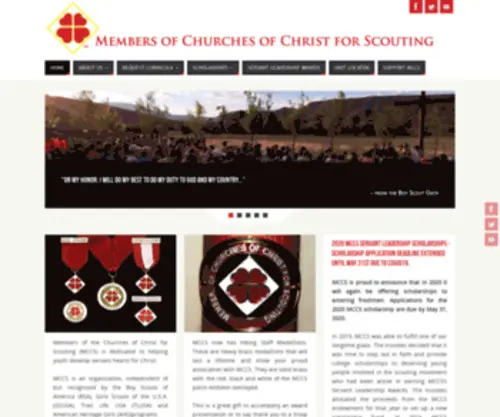 Goodservant.org(Members of Churches of Christ for Scouting) Screenshot