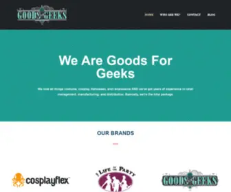 Goodsforgeeks.com(Goods For Geeks) Screenshot