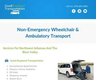 Goodshepherdtransport.com(Non-Emergency Medical Transport Company) Screenshot