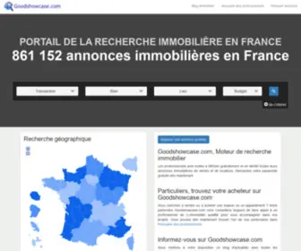 Goodshowcase.com(Premier réseau immobilier Portail de France) Screenshot