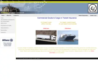 Goodsintransit.com.au(CARTS Goods In Transit Insurance) Screenshot