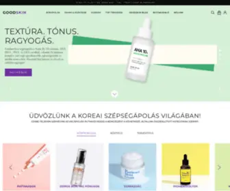 Goodskin.hu(A vezető koreai kozmetikum márkák webshopja) Screenshot