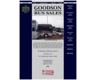 Goodsonbussales.com(Goodson Bus Sales) Screenshot