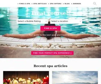 Goodspaguide.co.uk(Find your perfect spa at The Good Spa Guide) Screenshot