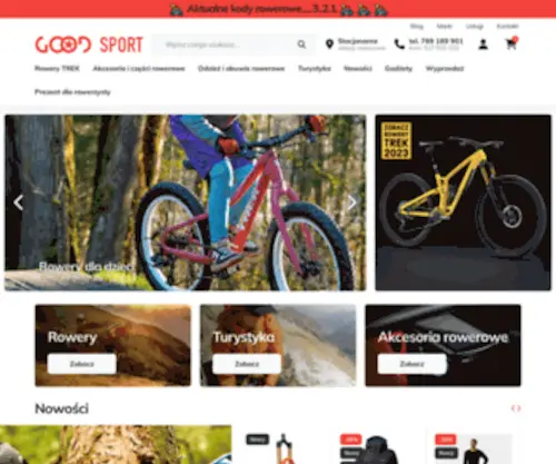 Goodsport.pl(Rowery andrychów) Screenshot