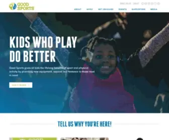 Goodsports.org(Our mission) Screenshot