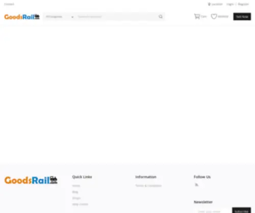 Goodsrail.com(Goods Rail) Screenshot