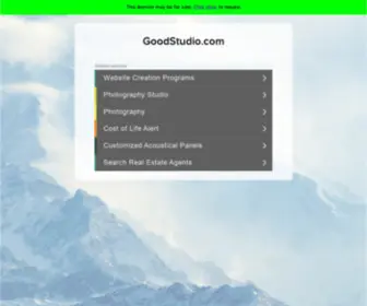 Goodstudio.com(Good Studio) Screenshot
