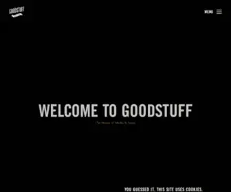 Goodstuff.co.uk(Award Winning Media Agency in London) Screenshot