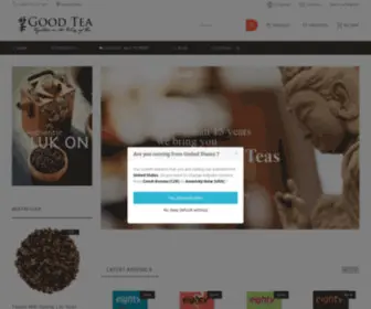 Goodtea.eu(Together on the way of tea) Screenshot
