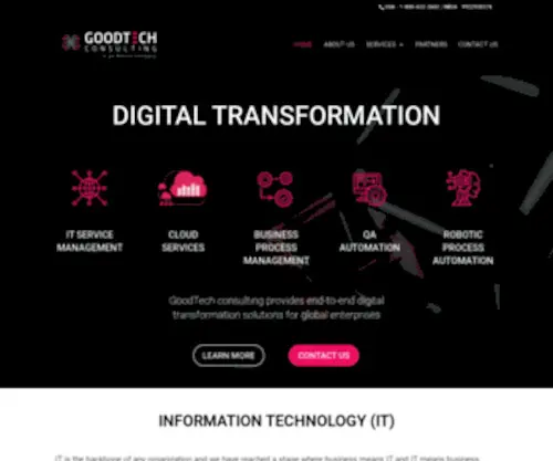 Goodtechconsulting.com(Digital Transformation) Screenshot