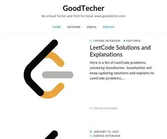 Goodtecher.com(GoodTecher) Screenshot