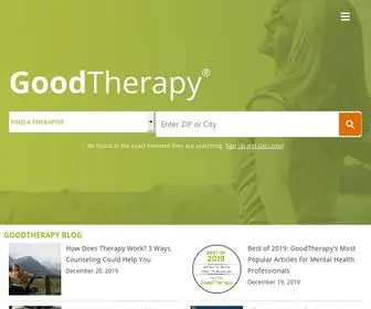Goodtherapy.org(Find the Right Therapist) Screenshot