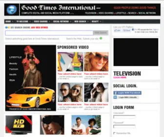Goodtimesinternational.com(The Frontpage) Screenshot