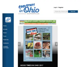 Goodtimesohio.com(Ohio events) Screenshot