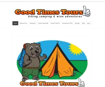 Goodtimestours.com.au(Small Group Hiking) Screenshot